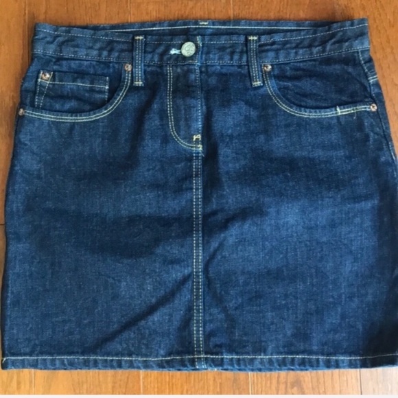 J. Crew Skirts J Crewvintage Cowboy Mini Jean Skirt Poshmark